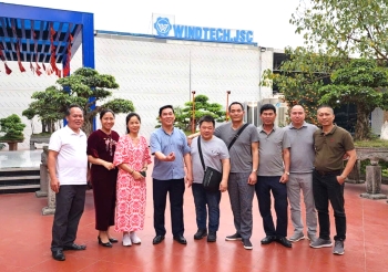 VINASCO Kết Nối Thành Công Đối Tác Hoa Kỳ BNJ Granite and Cabinets Làm Việc Tại Nhà Máy Windtech Việt Nam